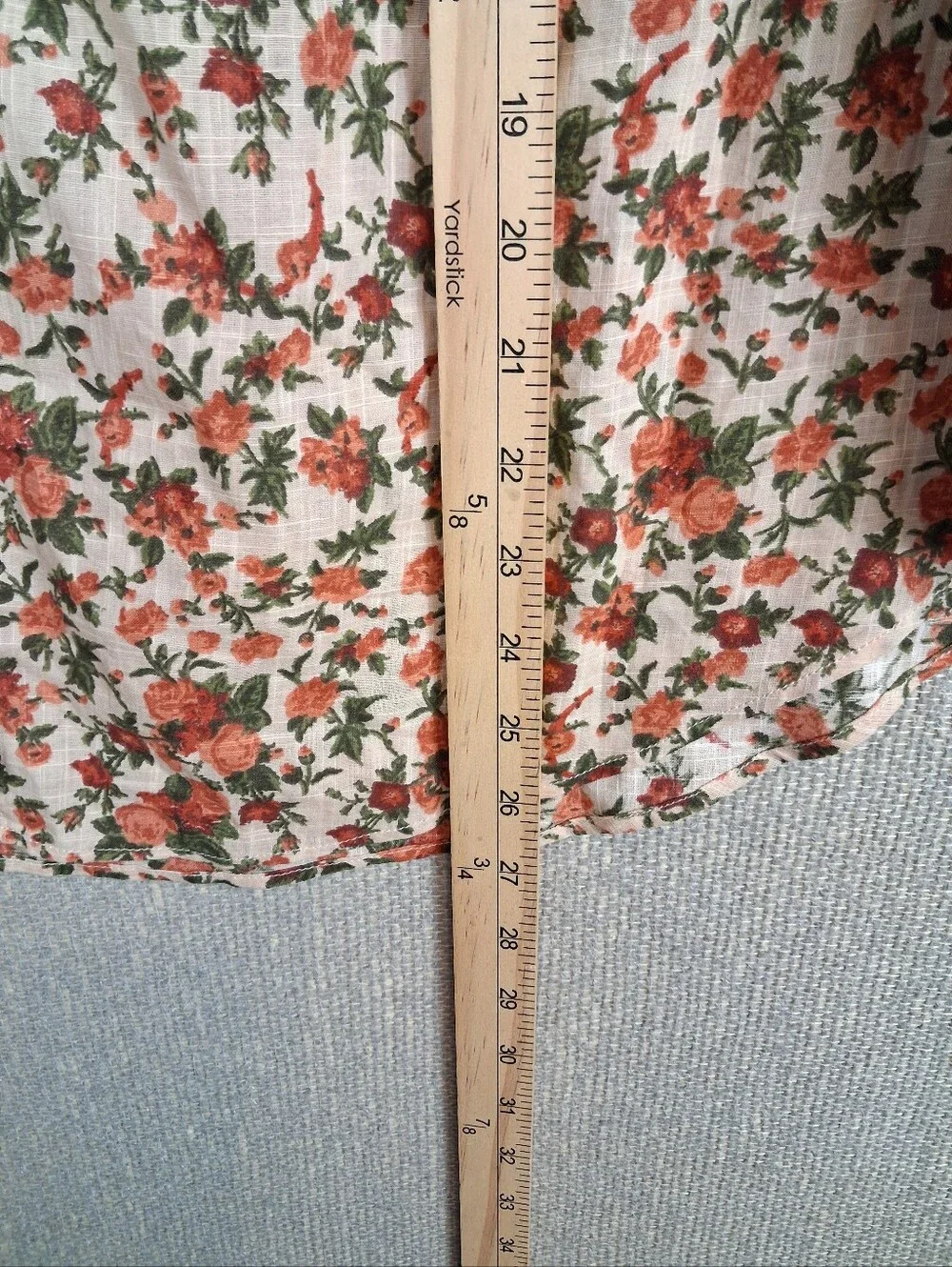Free People Meant To Be Floral Ruffle Tie Neck Puff Sleeve Blouse Vintage Combo